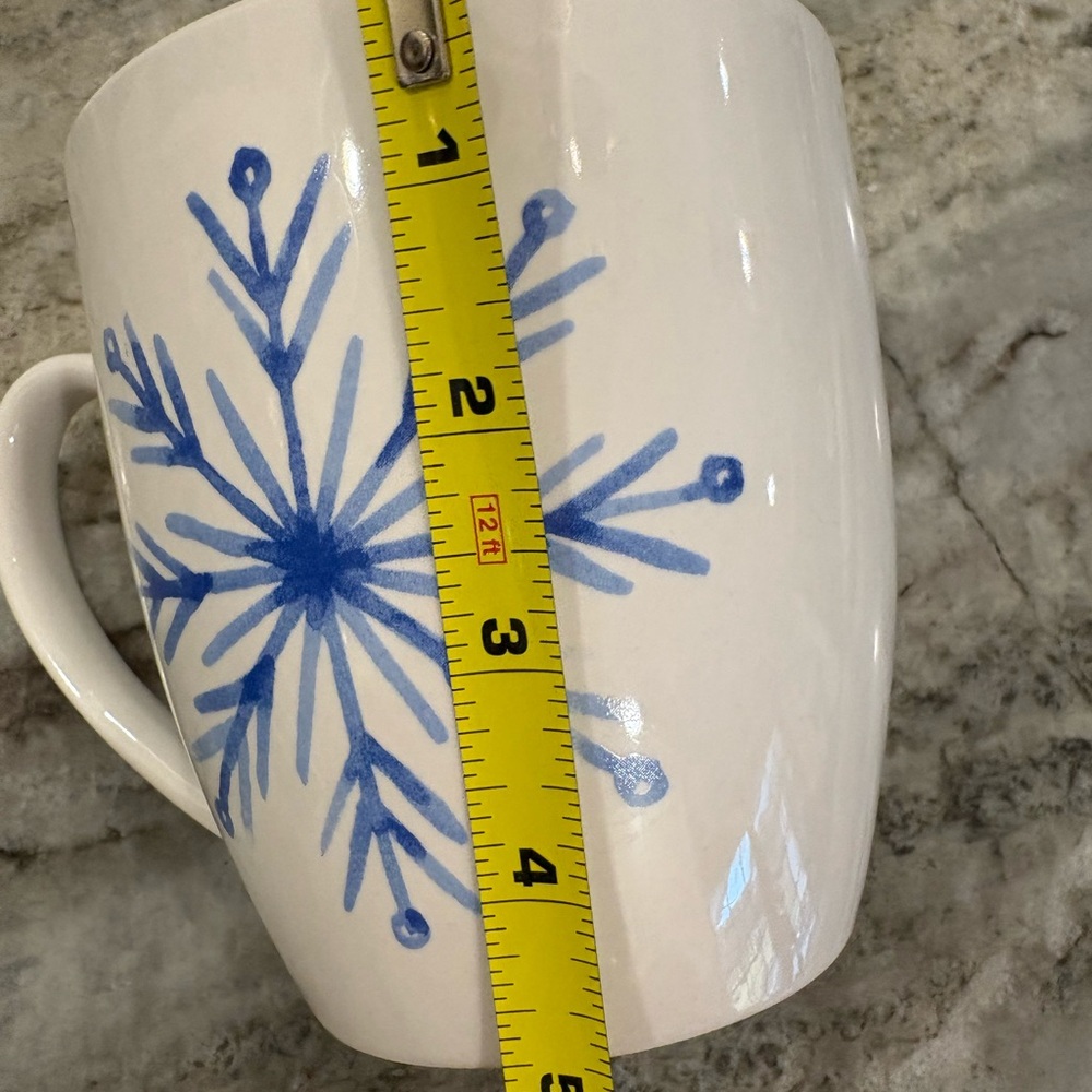 Blue Snowflake Mug - Picture 4 of 7